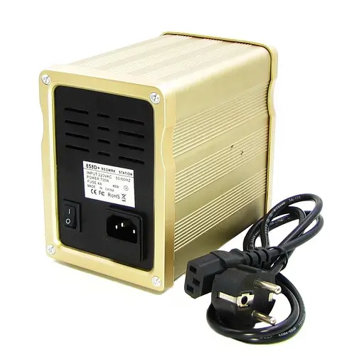 Паяльная станция Aida 858D+ бескомпрессорная, фен, паяльник - фото 3