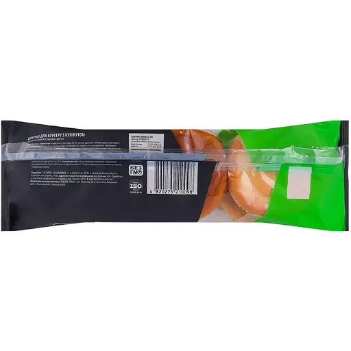 Булочки Рома для бургера з кунжутом 300 г (6 шт. х 50 г) - фото 2