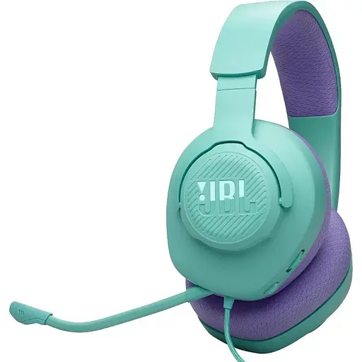 Гарнитура JBL Quantum 100M2 Cyan (JBLQTUM100M2CYN) (7023993)