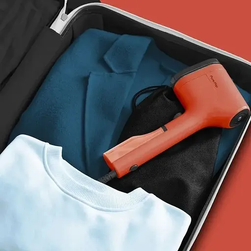 Tefal Отпариватель компактный Pure Pop, 1300Вт, 70мл, постоянный пар - 20гр, красный - фото 9