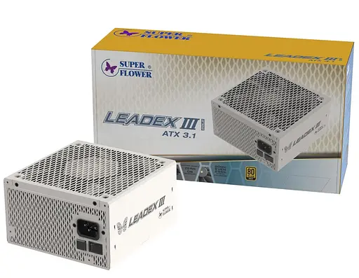 Блок питания Super Flower Leadex VII XG 1000W ATX 3.1 80+ Gold White (SF-1000F14XG WHITE) - фото 4