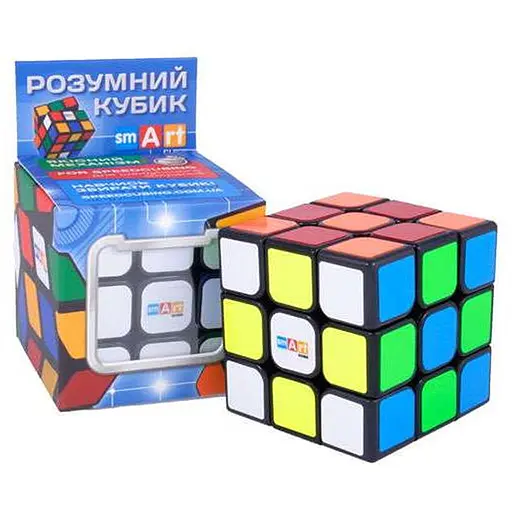 Розумний кубик Smart Cube 3х3 фірмовий чорний (SC301+) - фото 1