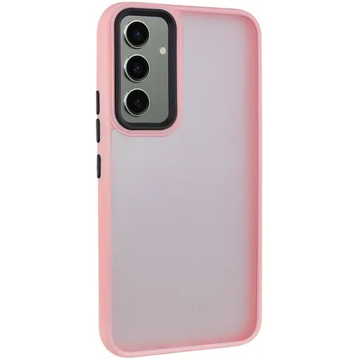 Чехол Epik TPU+PC Lyon Frosted для Samsung Galaxy A36 5G/A56 5G Pink