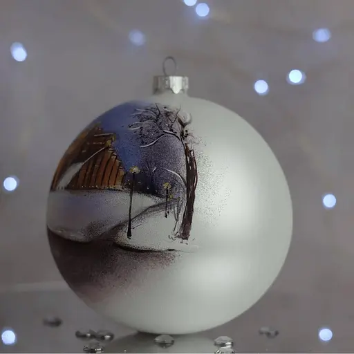 Ялинкова прикраса Санта Шоп Золоті ворота скло (4820001155068) - фото 3