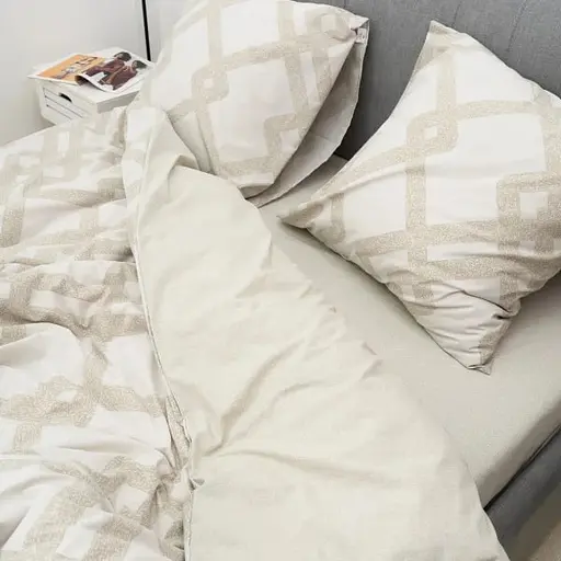 Комплект постільної білизни Viluta євро ранфорс 25356 100% бавовна - фото 2