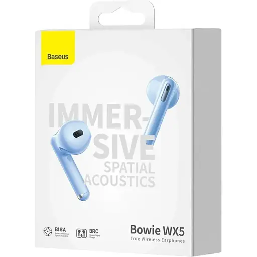 Беспроводные наушники Baseus Bowie WX5 TWS blue - фото 2