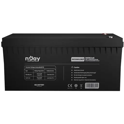 Аккумуляторная батарея nJoy GE20012KF 12V 200AH GEL (BTVGCBHOEIEKFCW01B) - фото 2