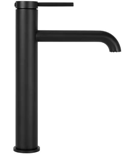 Змішувач для умивальника Rea Spot високий black REA-B2013 Чорний матовий - фото 2