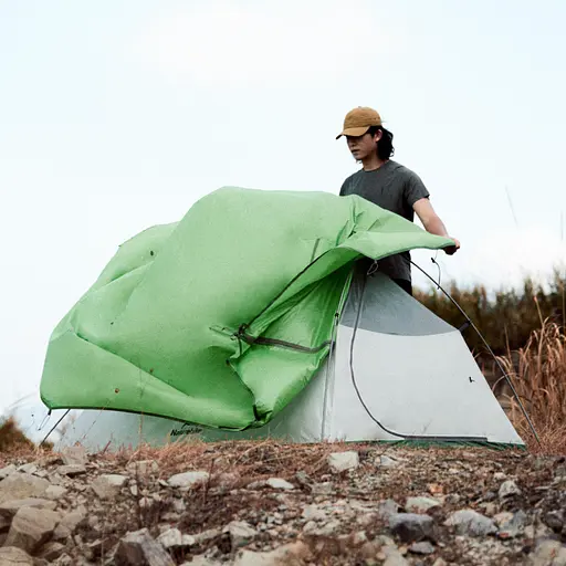 Намет Naturehike Cloud Up Base 2 CNK2450WS032 надлегкий двомісний зелений - фото 11