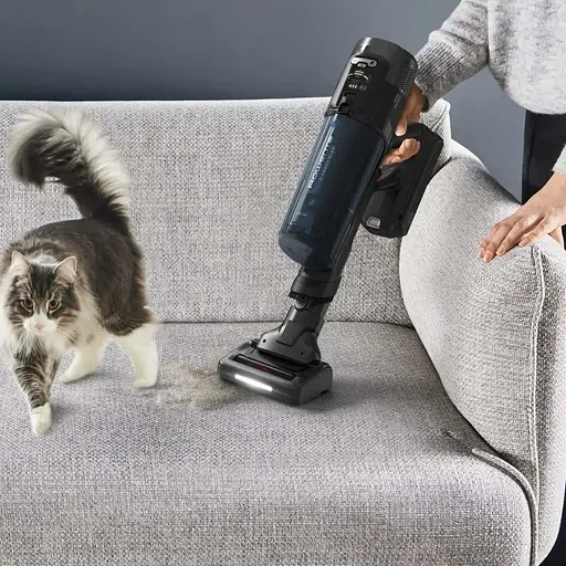 Пылесос беспроводной Rowenta X-Force Flex 13.60 200 Вт автон. работа до 60 мин НЕРА подсветка синий - фото 10