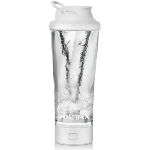 Шейкер спортивний електричний VOLTRX VortexBoost 600 мл. Tritan White (Vortex_White) - фото 1