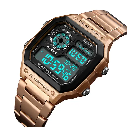 Годинник наручний 1335RG Rose Gold Skmei acs0030804 - фото 3