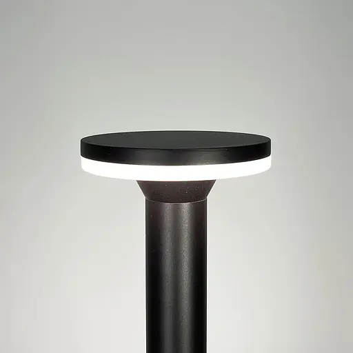 Ландшафтний світильник стовпчик з круглим верхом 60х15 см | Line F | Арт. 76106-6 - фото 3