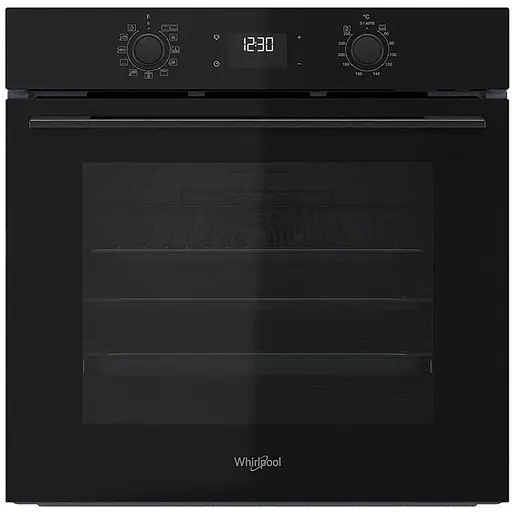 Духовой шкаф электрический Whirlpool 71 л A+ дисплей конвекция телескопические направляющие черный