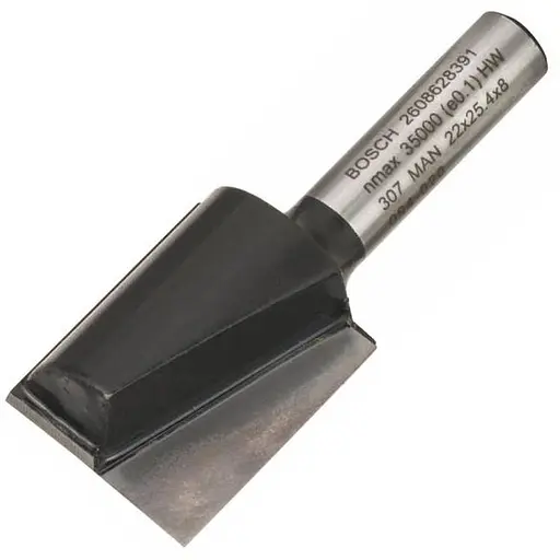 Фреза пазова Bosch Professional з двома лезами Std S8 D22 L25 (2.608.628.391)