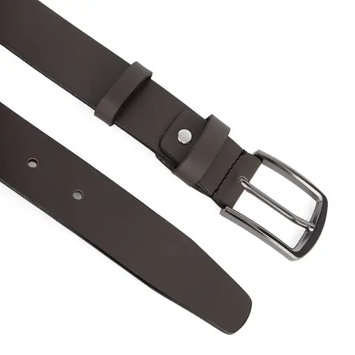 Ремень мужской кожаный Handycover НС-3428 XXL коричневый (145 см) - фото 2