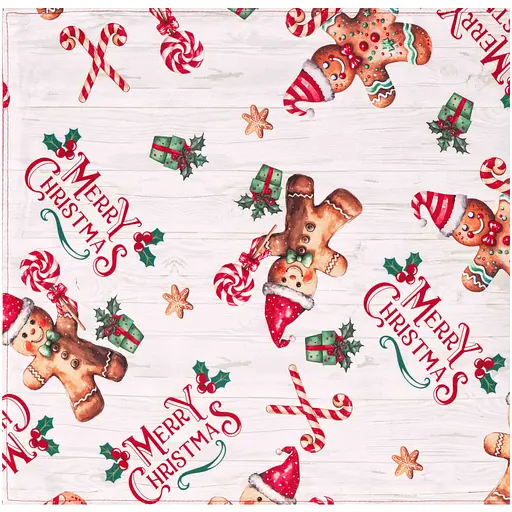 Ранер Ardesto Christmas Gingerbread 33 x 137 см красный (ART01HCG) - фото 2