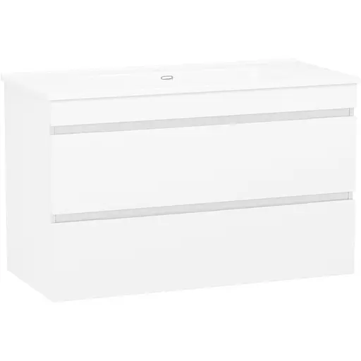 Тумба підвісна Imprese Vaclav з умивальником 100 см Білий u08506403FL Білий - фото 1