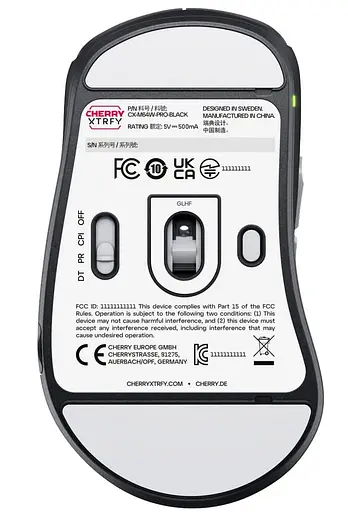 Миша Cherry Xtrfy M64 PRO Black (CX-M64W-PRO-BLACK) - фото 5