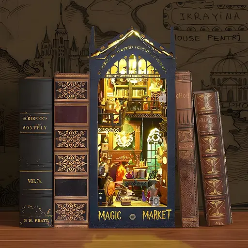 3D конструктор Бук Нук Magic Market своїми руками, світлові ефекти - фото 6
