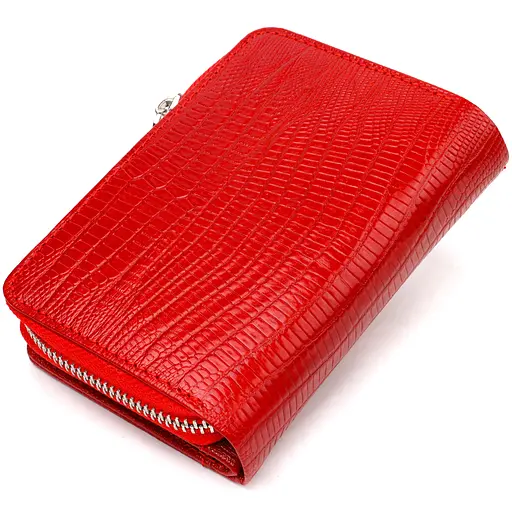 Жіночий шкіряний гаманець Canpellini 9.5х13.2х3 см acs0025520 - фото 2