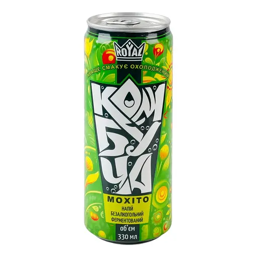 Напій Royal Fruit Комбуча Мохіто безалкогольний ферментований 330 мл - фото 5