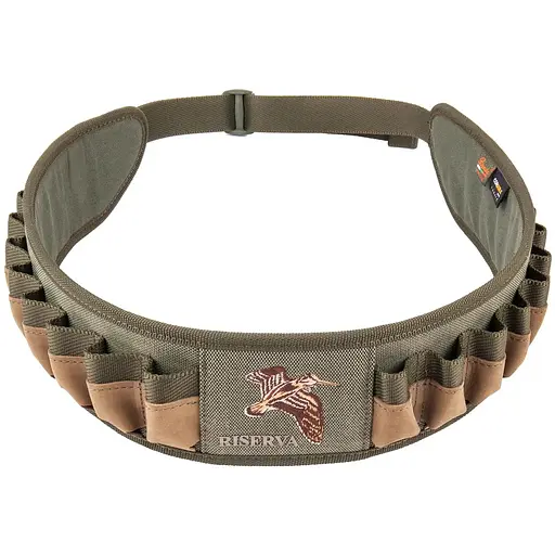 Патронташ Riserva R9007 кал. 20. 24 ячейки для патронов зеленый - фото 1