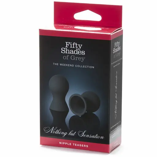 Помпа для сосків Fifty Shades of Grey Nothing but Sensation 5.1 см сірий - фото 4