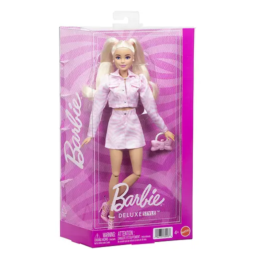 Кукла Barbie Deluxe Style Деним-сет в барбикоре (JJN69) - фото 7