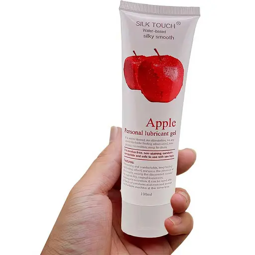 Інтимний гель-лубрикант зволожуючий Silk Touch з ароматом яблука 100 мл - фото 2