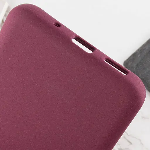 Чехол Lakshmi Silicone Cover Full Camera AAA для Xiaomi Redmi 12C Бордовый/Plum - фото 7