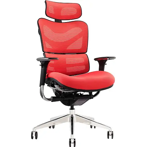 Офисное кресло GT Racer X-782 (W-22 B-42), красное (X-782 Red (W-22 B-42)) - фото 1