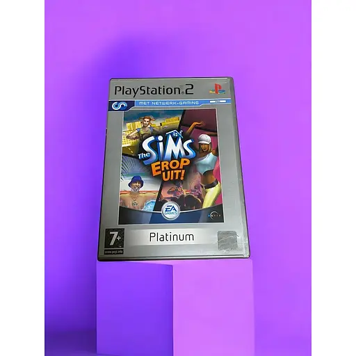 Диск с игрой на PlayStation 2 лицензия The Sims Bustin' Out, игра на PlayStation 2 The Sims Bustin' Out