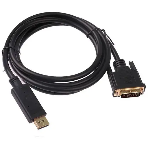 Кабель DisplayPort M-DVI-D 25 M, 1.8 м, чорний