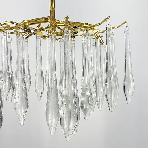 Завораживающая люстра с двумя вариантами подвесов Line.F Диаметр 60см - фото 7