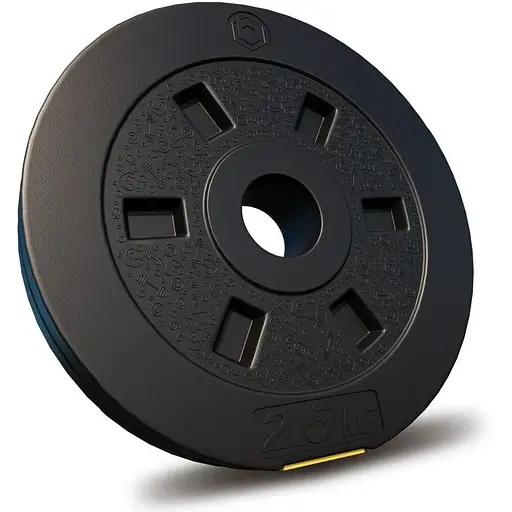 Набор композитных дисков Besport PowerPro 29кг для гантелей и штанг + 2 грифа - фото 4