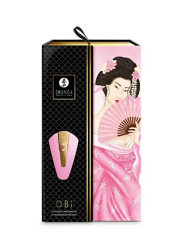 Вібратор для клітора Shunga Obi 11.5 см рожевий - фото 2