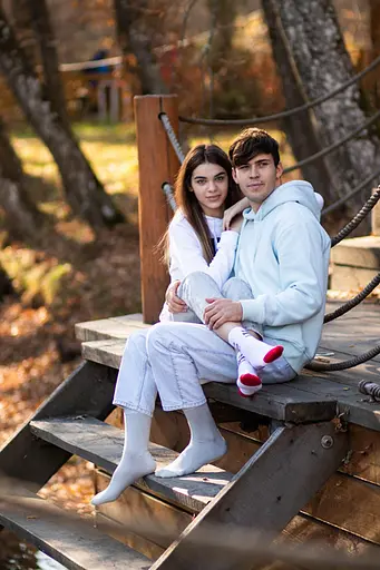 Набор носков 3 пары с надписями ORGANIC cotton бесшовные JILL ANTONY 35-37 - фото 9