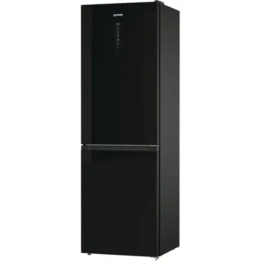 Холодильник Gorenje с нижней морозной камерой 185х60х60 см 2 двери 204(96) л А++ NoFrost+ LED дисплей черный - фото 6