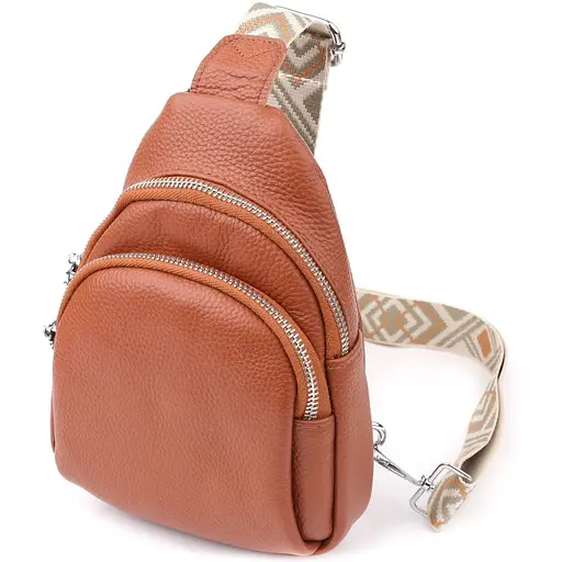 Женская кожаная сумка слинг Vintage 15х21.5х6.5 см sum0027535 - фото 1