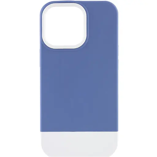 Чохол Epik TPU+PC Bichromatic для Apple iPhone 13 Pro 6.1 Blue/White