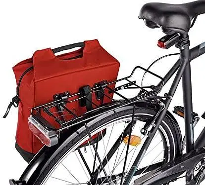 Велосипедная сумка Crivit Sports на багажник с дождевиком 18L Сrivit красная sum0028923 - фото 4