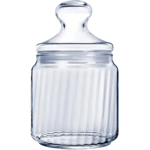 Банка Luminarc Club Striped скляна з кришкою 0.75 л (V9602)