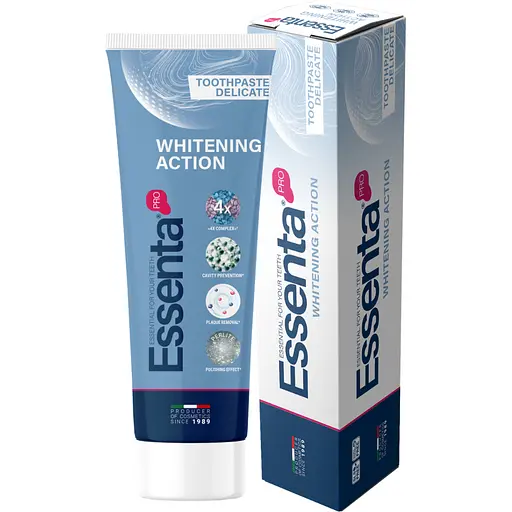 Зубна паста Essenta Pro Whitening Action 75 мл - фото 2