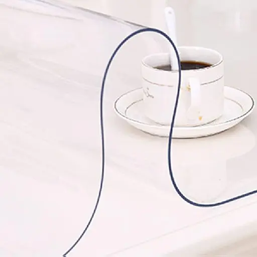 Гнучке (м'яке, рідке) скло скатертину на стіл Soft Glass 1.5х1.4м (товщина 2.0 м) Прозора - фото 7