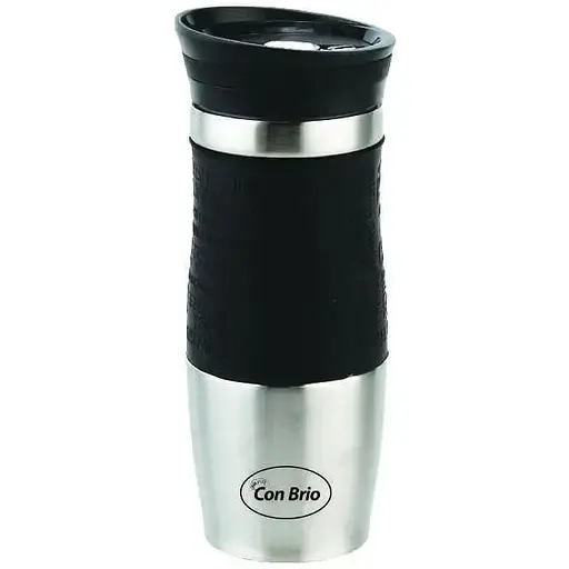 Термокружка Con Brio 380 мл чорна (CB-364)