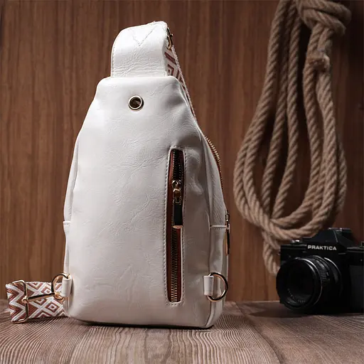 Женская сумка Vintage с одной лямкой через плечо из гладкой экокожи 16х25х6.5 см sum0026941 - фото 10