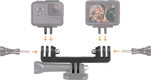 Кронштейн для двох екшн-камер AC Prof GP245 [83675] - фото 3