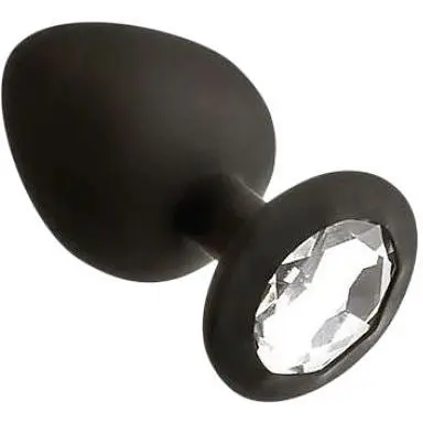 Анальна пробка з кристалом Mai Attraction Toys №48 Black