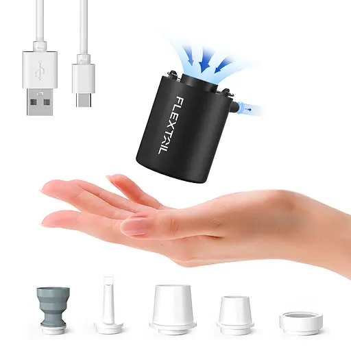 Насос кемпінговий Flextail Tiny Pump, чорний - фото 2